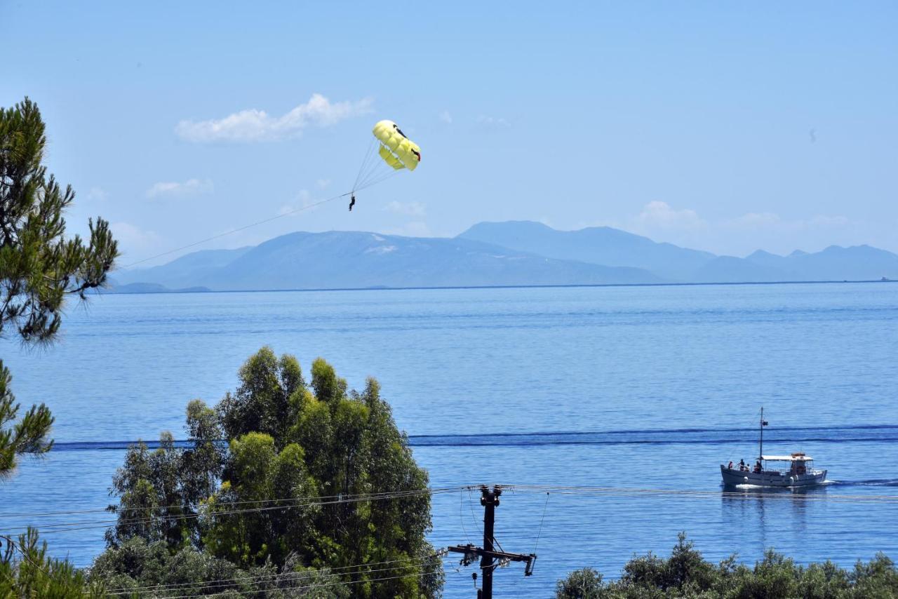 Barbati Beach House Daire Dış mekan fotoğraf