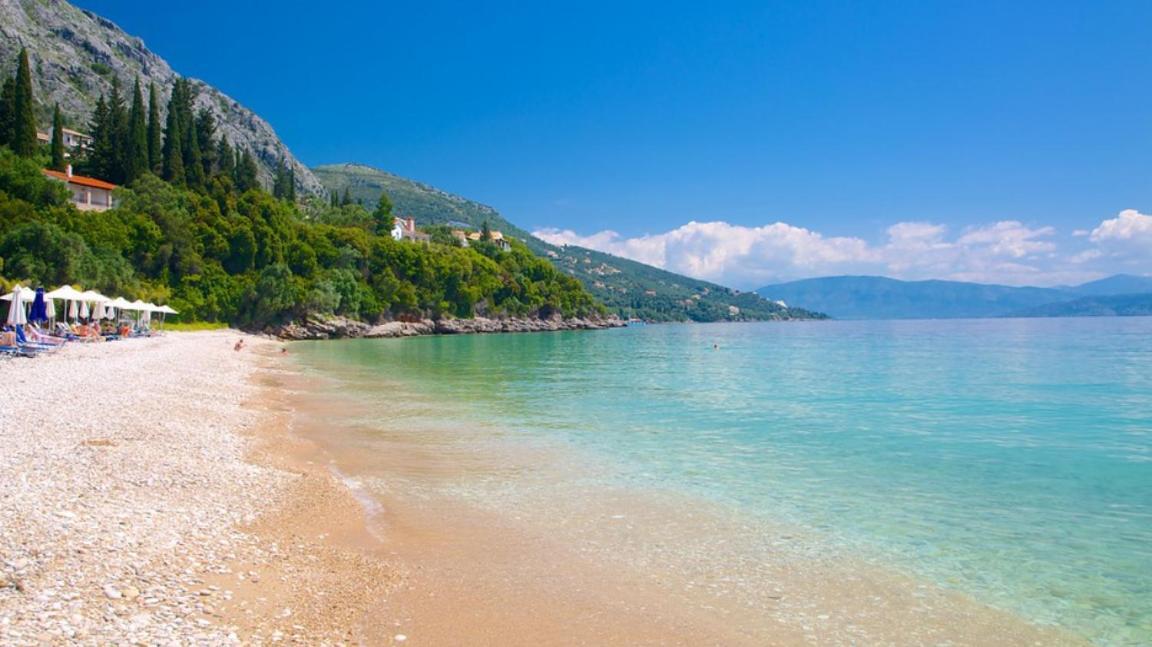 Barbati Beach House Daire Dış mekan fotoğraf